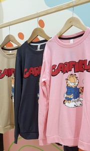 Garfield Basic Tişört-Pembe #3